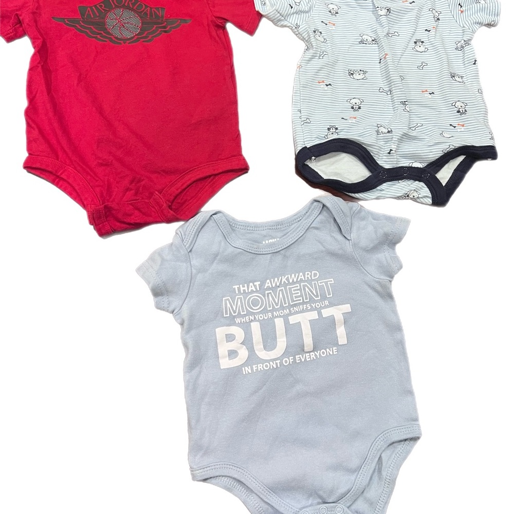 3 pieces onesies sets 6-9 months